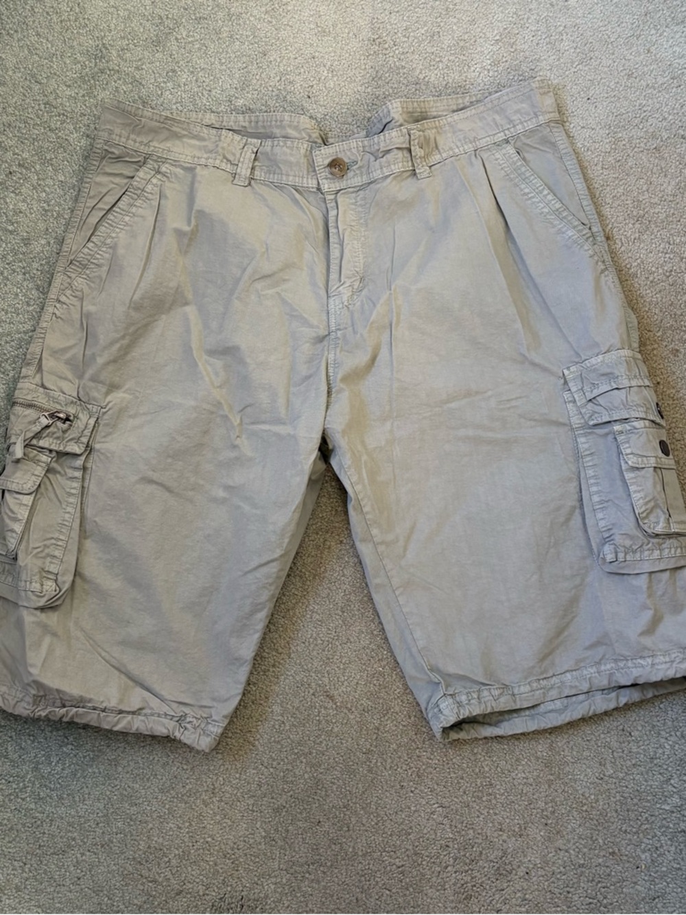 Men’s Green Unbranded 100% Cotton 40 Cargo Shorts